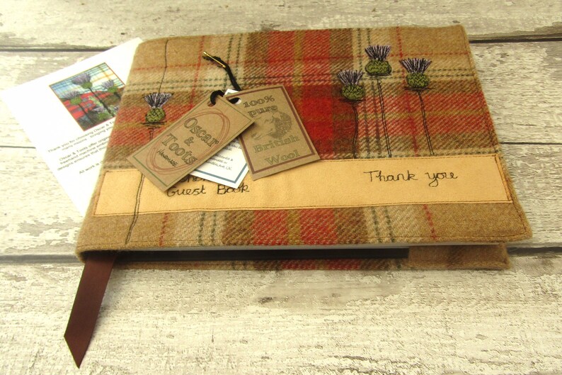 Guest Book Visitor Book Scottish Book Custom Visitor Etsy UK