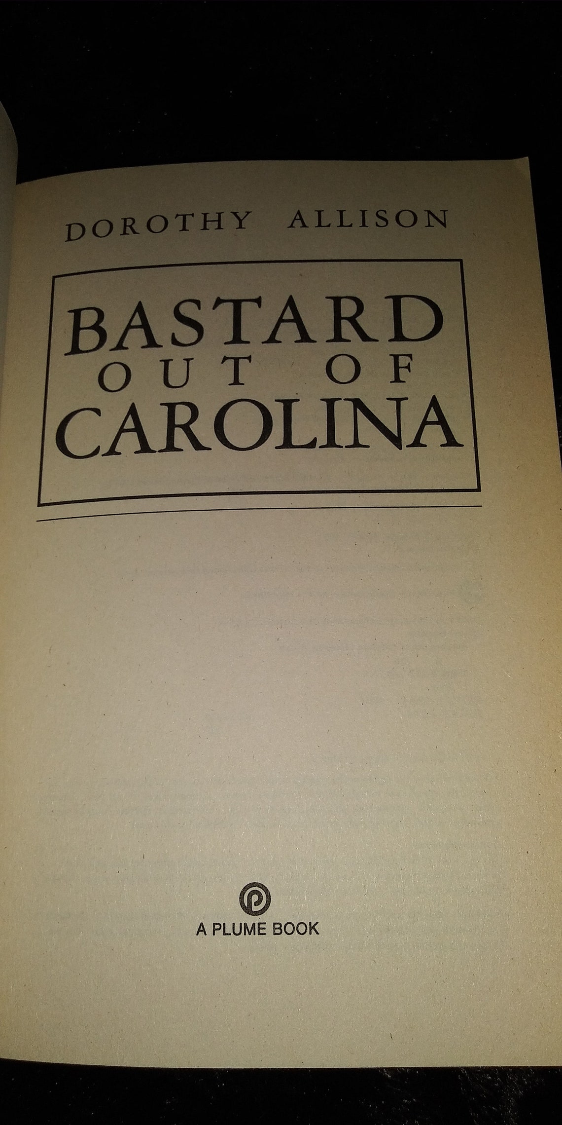 Bastard Out of Carolina by Dorothy Allison Etsy