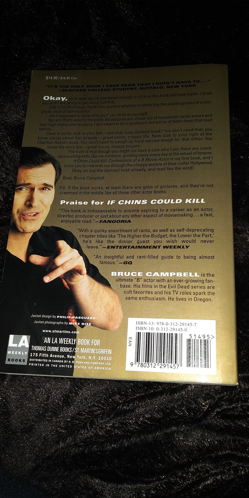 If Chins Could Kill Confessions of a B Movie Actor by Bruce Etsy