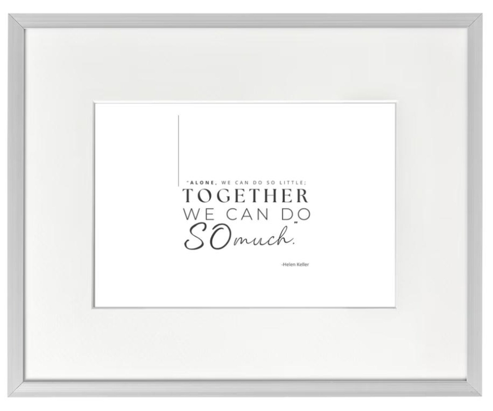 Helen Keller Quote Print - Inspirational Wall Art (PDF Download) - Etsy ...
