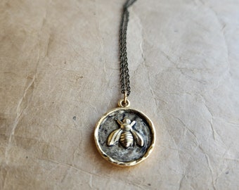 Golden Bee Necklace
