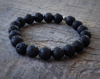 Lava Rock Bracelet