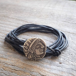 Julius Caesar Wrap Bracelet, Boho, Indie, Men&#39;s Bracelet, Women&#39;s Bracelet