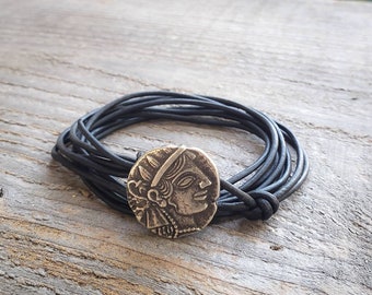 Julius Caesar Wrap Bracelet, Boho, Indie, Men's Bracelet, Women's Bracelet