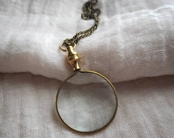 Magnifying Glass Necklace