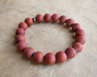 Red Jasper Gemstone Bracelet