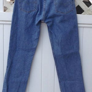 Vintage Levi jeans sz 34/32 Distressed Levi Jeans Levi 511 blue jeans Men's Levi jeans Boyfriend gift Girlfriend Gift image 4