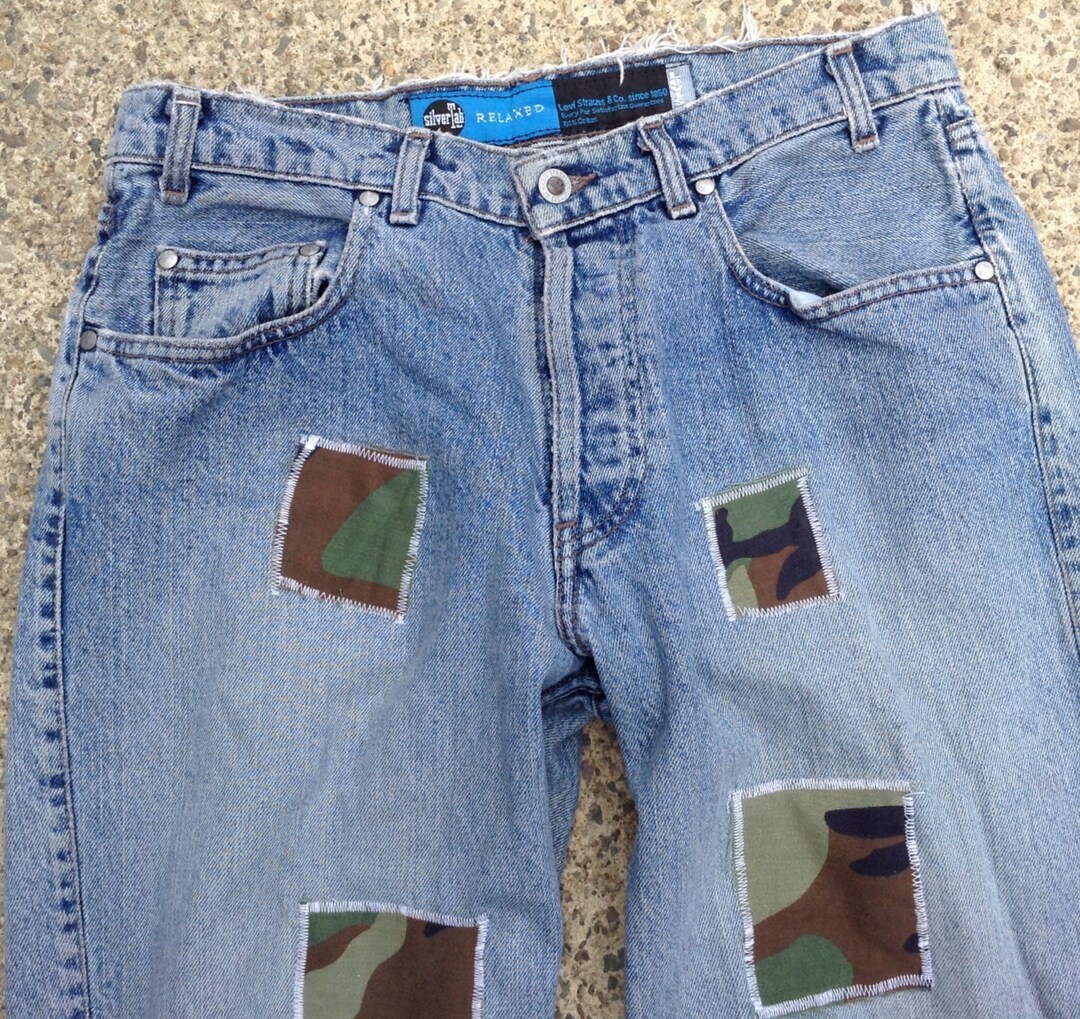 Levi Silvertab Jeans - Distressed Levi Jeans Sz 33