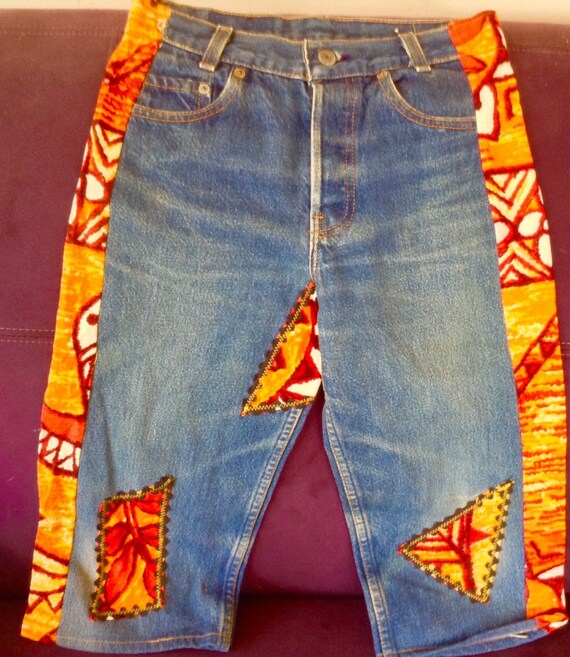 Levi Decorated Jeans Size 27 Vintage 