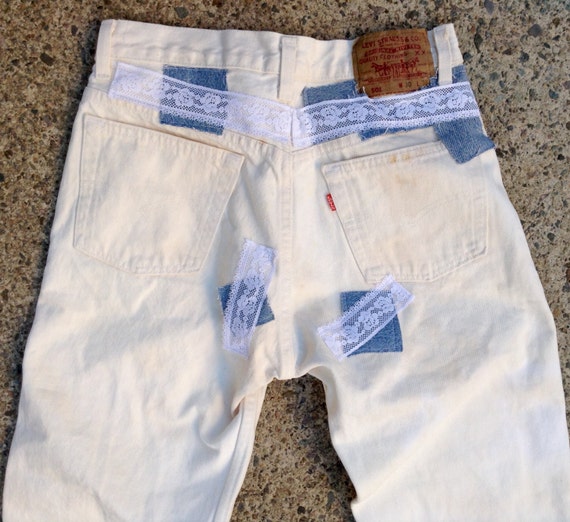 Levi 501 Jeans White 501 Jeans sz 3036 