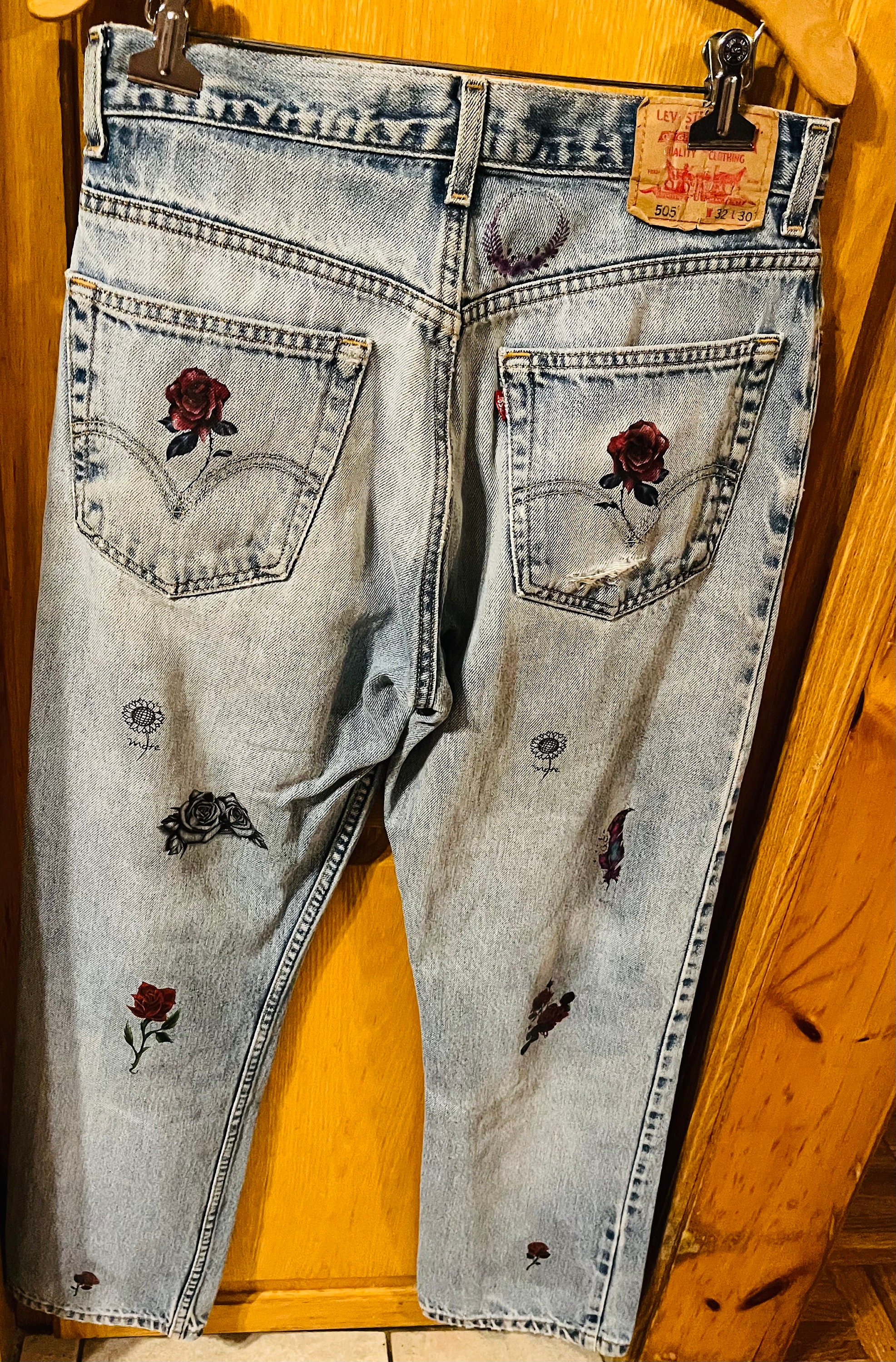 【ビンテージ、Care刻印】リーバイス505 38✖️34 made in usa Buy Levi 505 Vintage Jeans Sz. 38