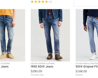 Buy Levi 501 Jeans-levi Vintage 501 Jeans- Levi Men's Jeans