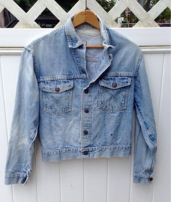 mens small denim jacket