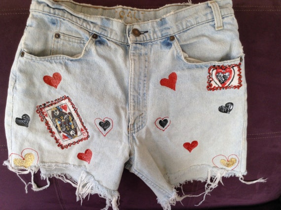 destroyed levi shorts