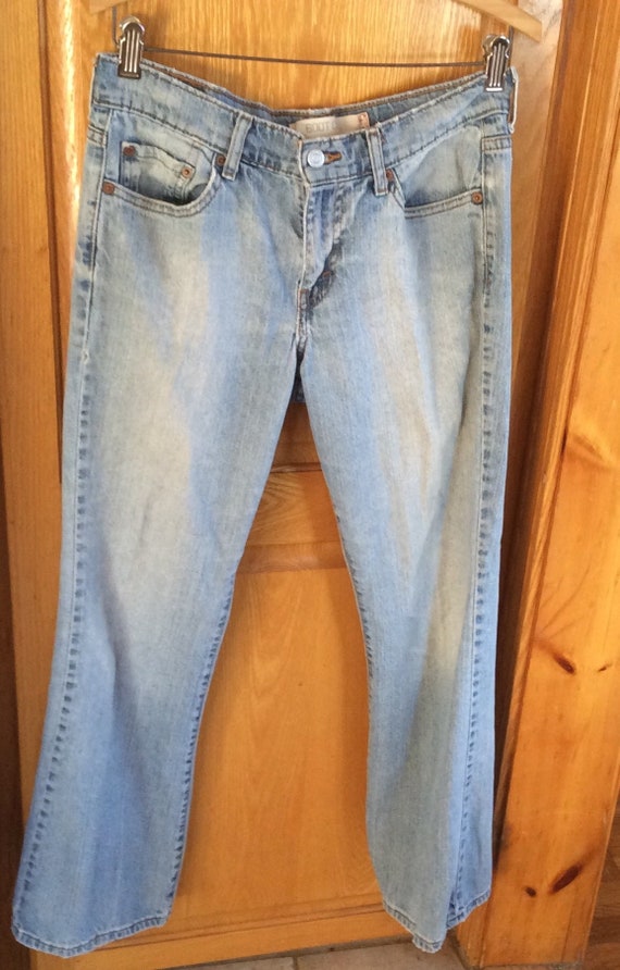 Levi jeans - 315 bootcut sz, 31/30, distressed Le… - image 1