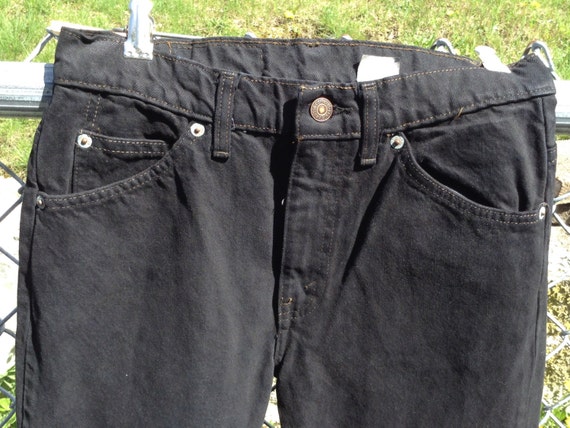 Levi Black Jeans - Vintage Levi 505 Jeans - Black