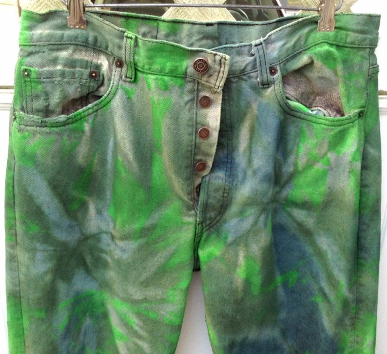 colored levi jeans