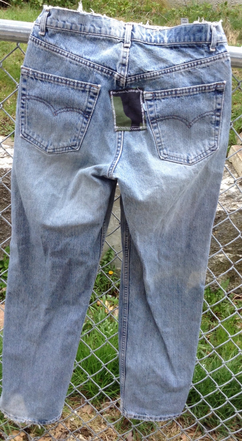 Levi Silvertab Jeans - Distressed Levi Jeans Sz 33