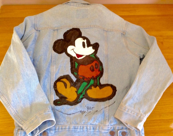 baby gap mickey mouse jean jacket