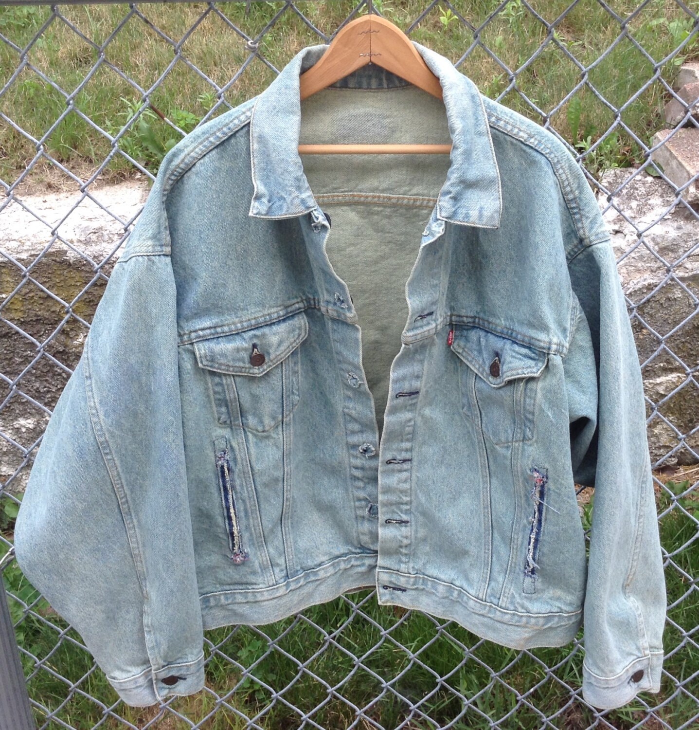 Levi Jean Jacket - Men's Vintage Levi Jacket Sz. L- Two Levi Jean Jacket - Men's Vintage Levi Jacket Sz. L- Two