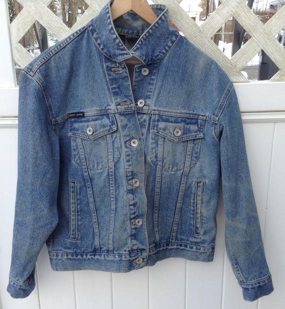 Vintage Jean Jacket DKNY Sz. Small - Blue Denim wo