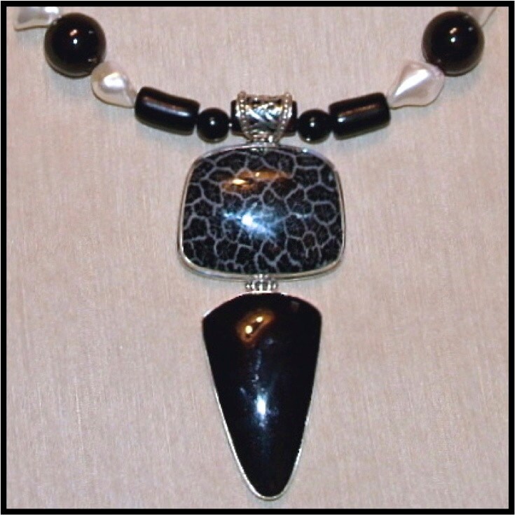 Black Coral Necklace Etsy