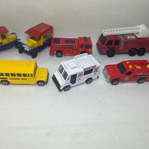 Vintage Matchbox & Hot Wheels Toy Vehicle Collection c. 1978-1992