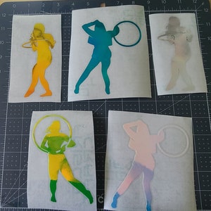 Hula Hooper Vinyl Sticker // Car Decal // Window Decal // Multiple Surface Decal // Out Door Vinyl