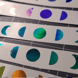 Phases of the Moon Vinly Decal // Car Decal // Window Decal // Multiple Surface Decal