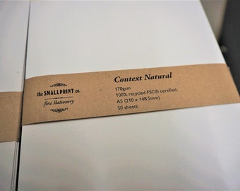 A5 / A4 Plain Paper Packs (170gsm) for Bookbinding and other Crafts