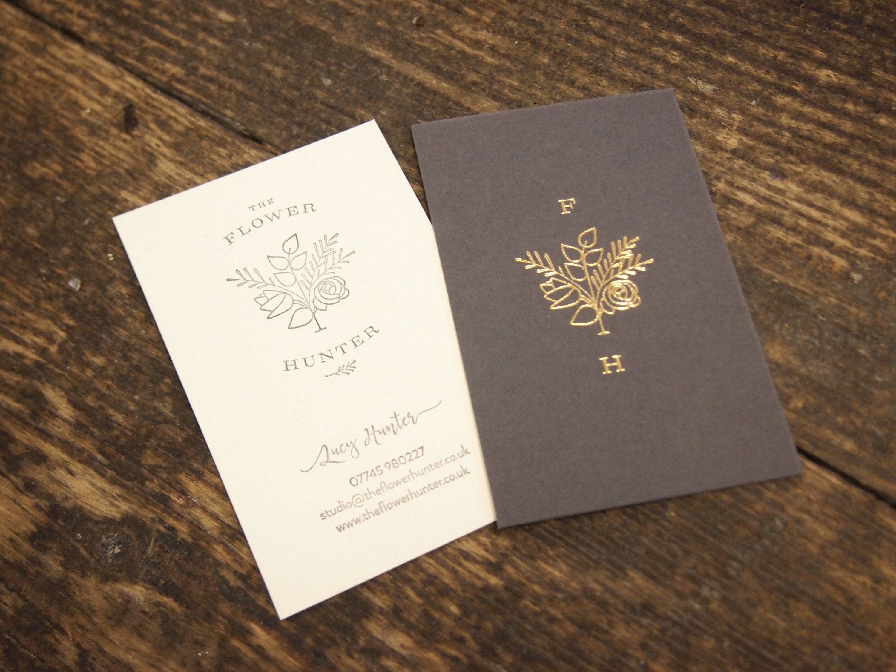 Luxury Custom Letterpress Business Cards Logo Design Service Etsy UK