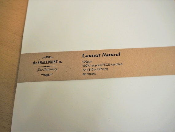 A4 Recycled Kraft Paper 100gsm 50 Sheets