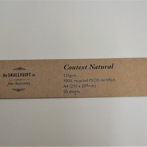 Pakketten gewoon papier A5/A4 (135 gsm) voor boekbinden en ander handwerk