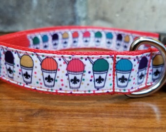 New Orleans Snowball Fleur De Lis Collar