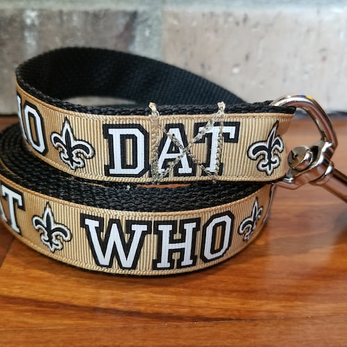 New Orleans Saints Fleur De Lis Dog Collar Etsy