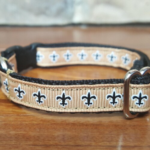 New Orleans Saints Fleur De Lis Breakaway Cat Collar Etsy
