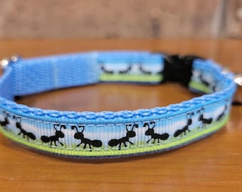 CAT/Ants on Breakaway Collar With Bell