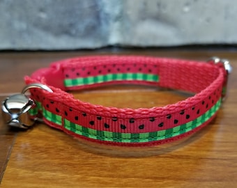 watermelon cat collar