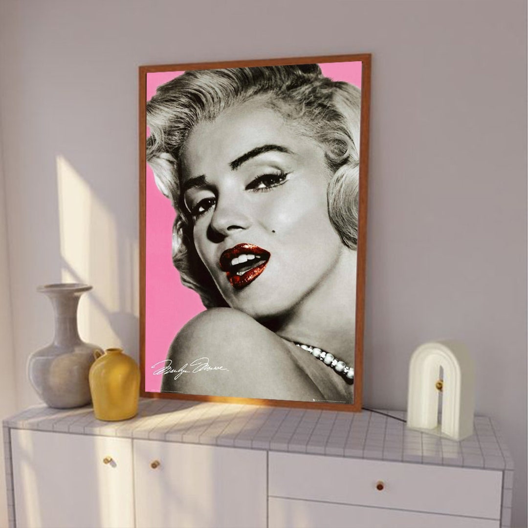 Marilyn Monroe Lips Poster, Poster Print, Home Decor, Wall Art - Etsy