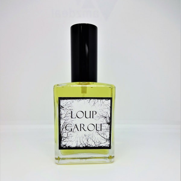 Loup Garou Cologne 1 oz.  Werewolf Cologne, Shapeshifter Perfume, Dark Fantasy Cologne, Fantasy Perfume, Dark Fantasy Perfume, Cologne Gift