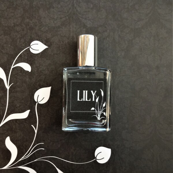Lily Perfume Oil or Spray 1/2 oz. Gothic Perfume, Peculiar Perfume, Strange Perfume, Horror Perfume, Unusual Perfume