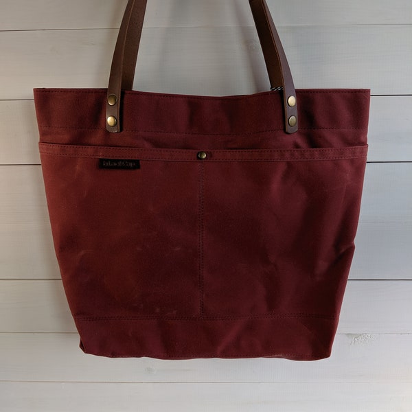 Waxed Canvas Tote