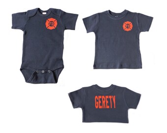 baby boy firefighter clothes