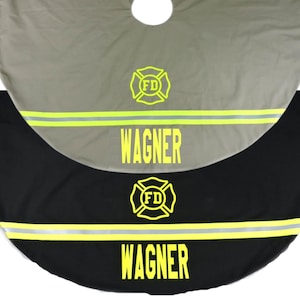 Firefighter Christmas Tree Skirt