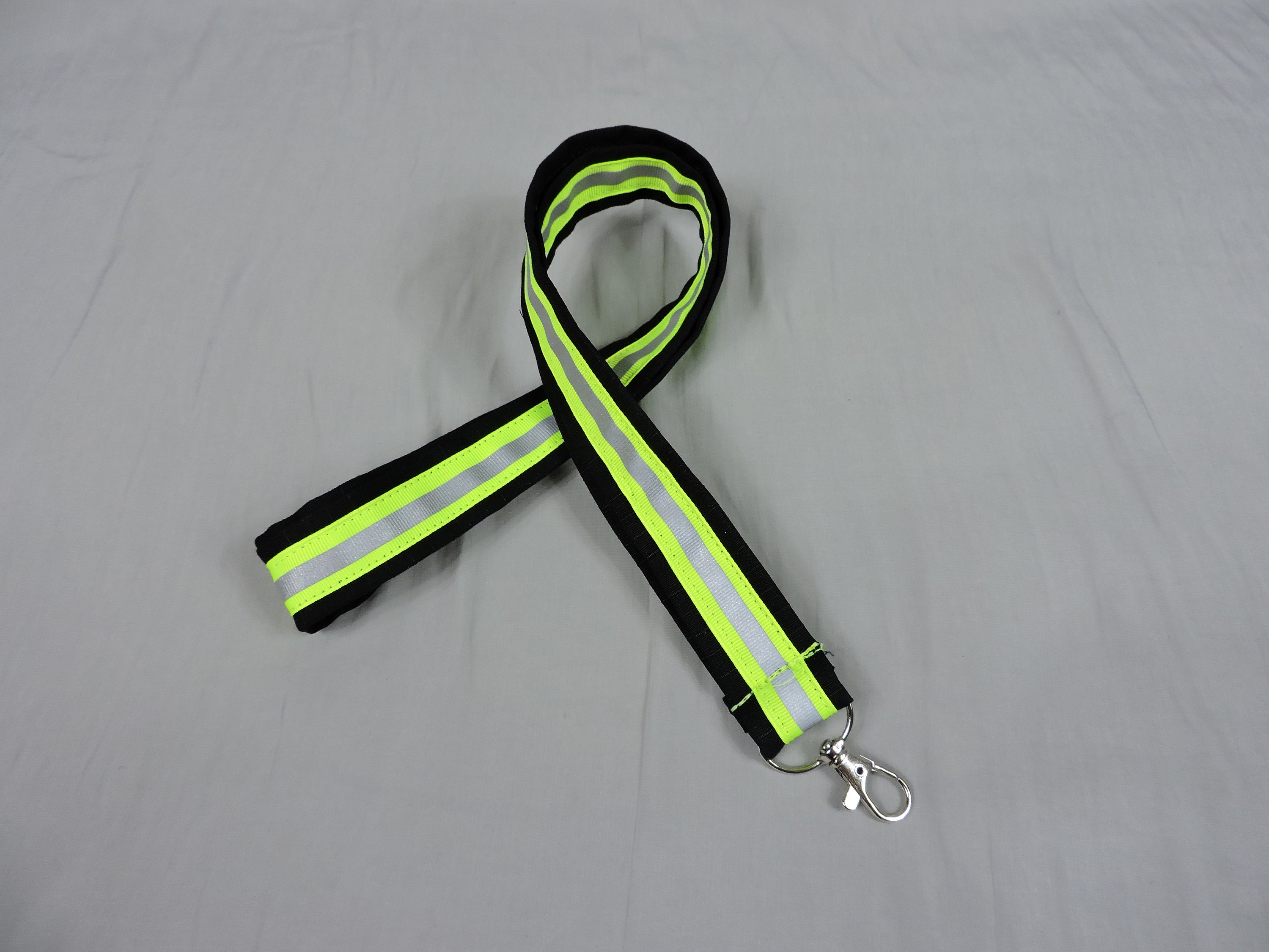 Firefighter T Personalized Lanyard BLACK ID Badge