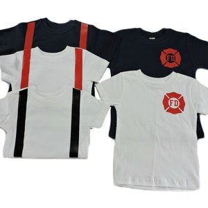 Firefighter Toddler Shirt, Option to Personalize The Shirt, Halloween Costume, Future Firefighter, Just Like Daddy Shirt