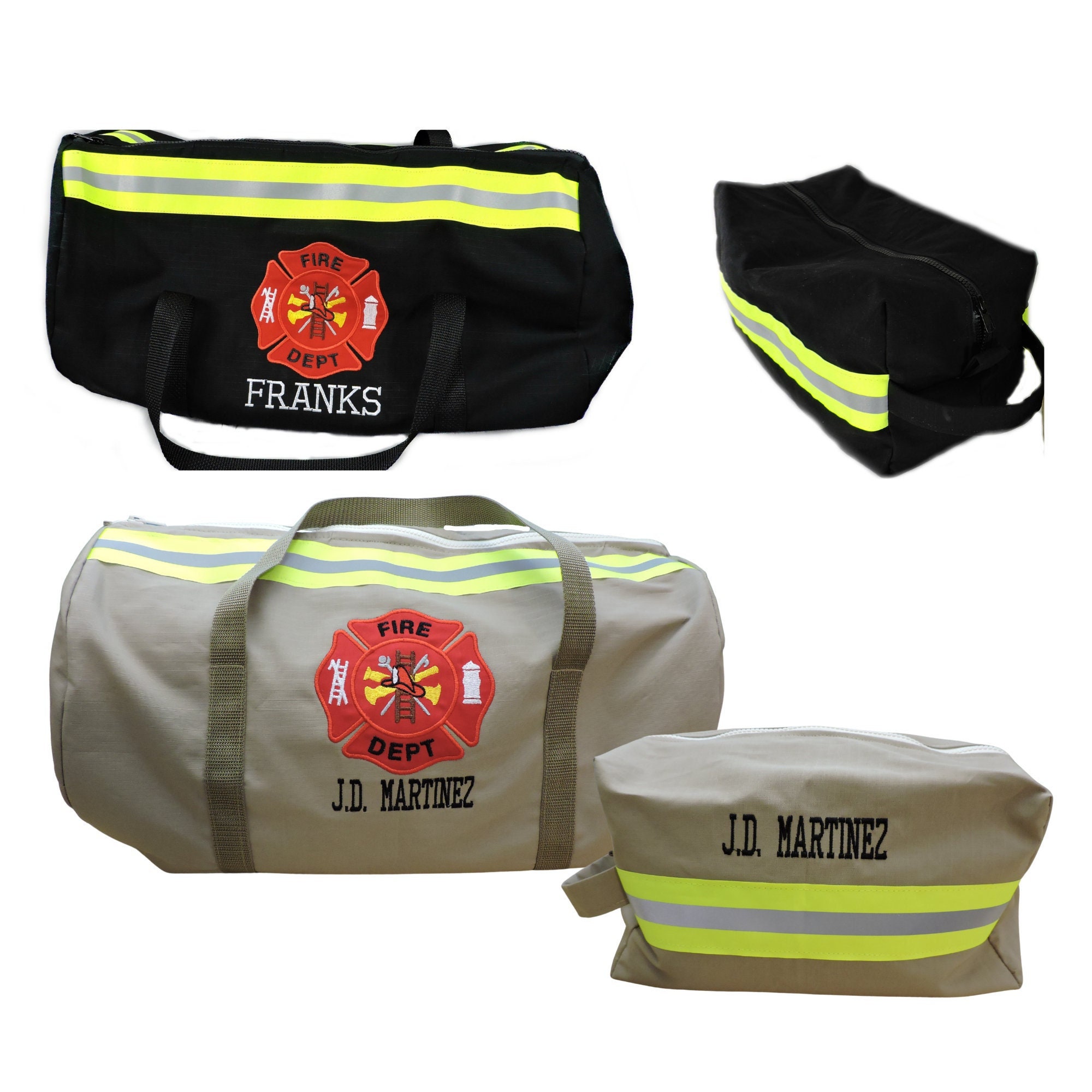 Premium 3XL firefighter rescue step-in turnout gear bag