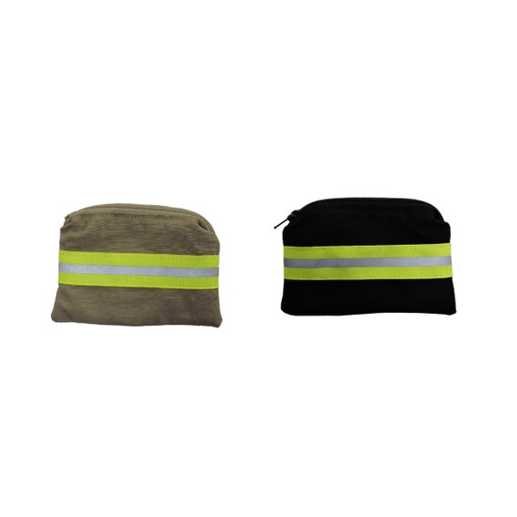 Firefighter Small Zippered Bag, Charge Coin Purse, Earbud Pouch