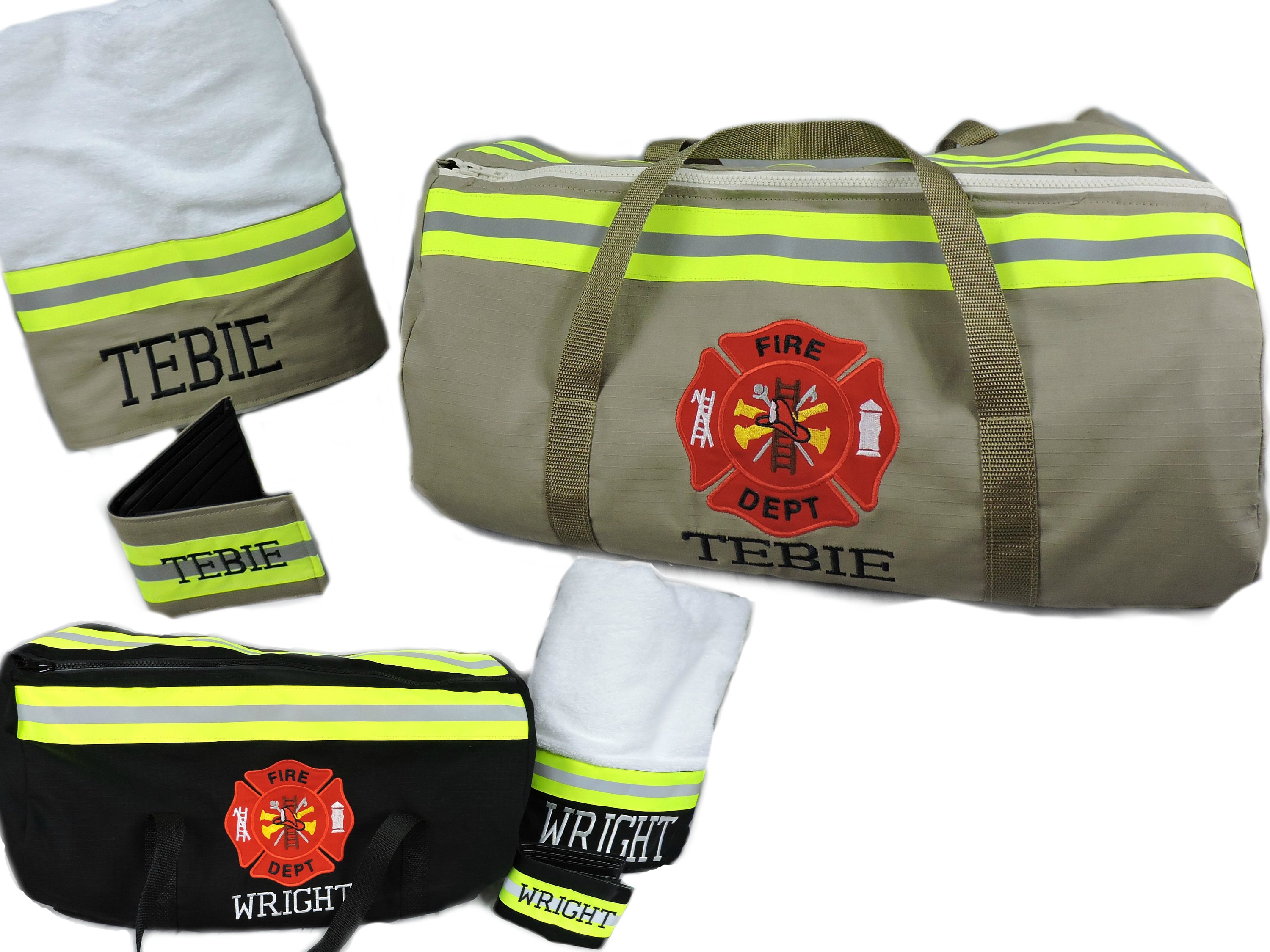 Firefighter Gift Set Firefighter Duffel Bag Wallet Bath | Etsy