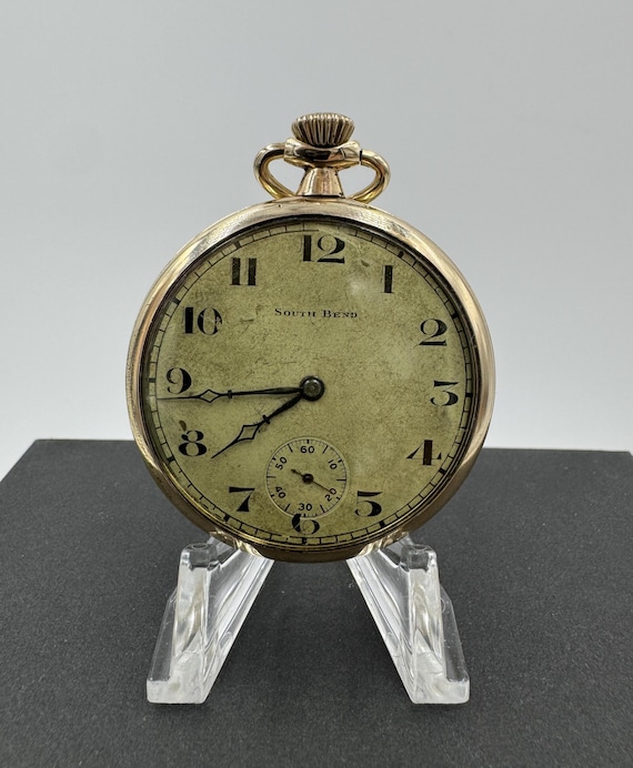 サウスベンド 1919 グレード 411 12s 17j ゴールドフィルド 懐中時計 411 アンティーク懐中時計 クラシックデザイン